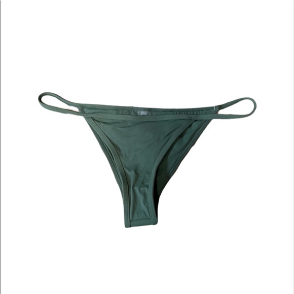NWOT Lulus Green String Bikini Bottom Size Large - Picture 1 of 5